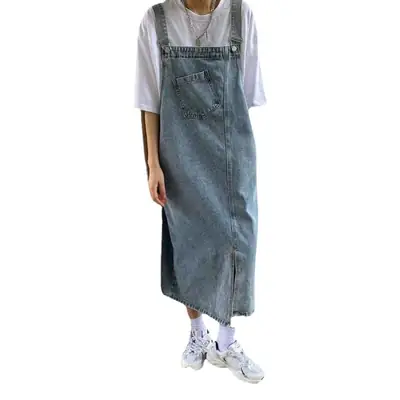 Denim Overlooked Pants Women Spring Summer Loose Fit