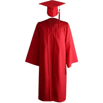Graduation Cap & Dress Set Navy Blue with Tassel