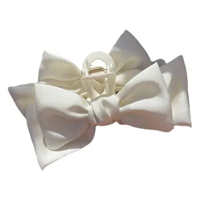 Oversized Cream Hair Clip for Women