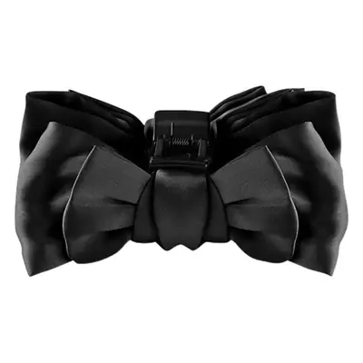 Black Double-Sided Escape Princess Bow Hair Clip Large