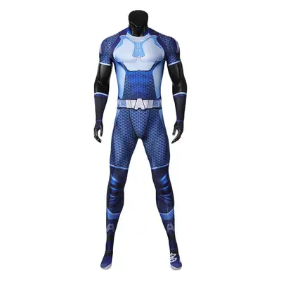 Blue Mesh Padded Suit for Cosplay & Training