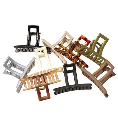 Kingnis ACC Hair Grab Clip 8cm Bamboo Display