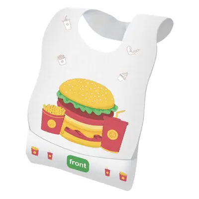 Baby Disposable Bibs 3-Layer Waterproof Clean