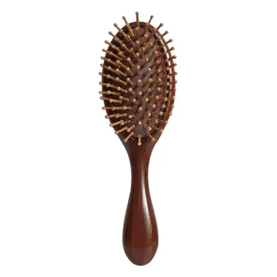 Large Sandalwood Air Cushion Hair Brush for Scalp Massage
