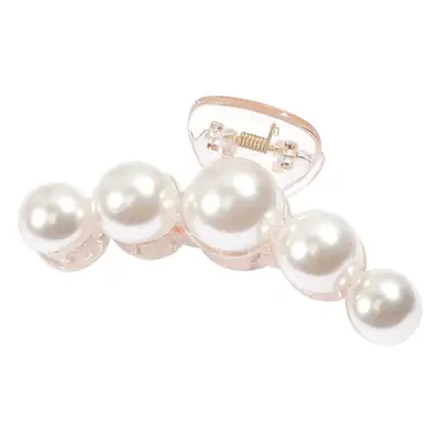 Elegant Metal Clip Pearl Hairpin Back for Women