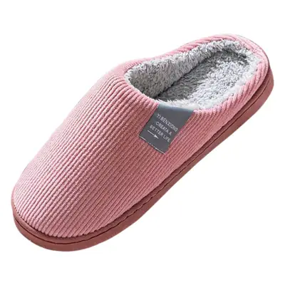 Winter Cotton Slippers Women Yellow Gray Non-Slip