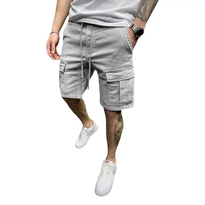 Men's Tan Multi-Pocket Work Shorts 2022