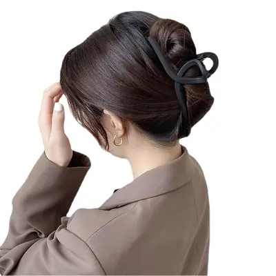 Frosted Hair Clip for Large Shark Back Head Disc