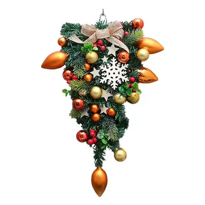Christmas Wall Decor with Santa & Deer Hanging Ornament