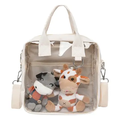 Black Cartoon Girl Shoulder Crossbody Bag