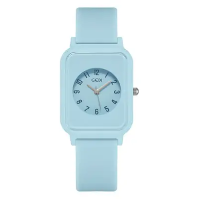 Waterproof Silicone Student Watch Light Blue