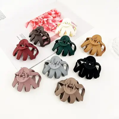 Meatball Hair Clips for Girls Large Scrub Ponytail Fluffy