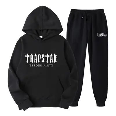 TRAPSTAR Fleece Hoodie Set Blue for Men Women