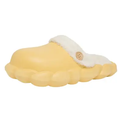 Women's Detachable Cotton Warm Slippers Black Winter