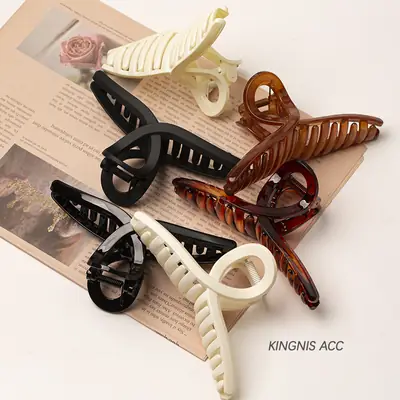 South Korea Ins Large Jelly Hair Grab Clip
