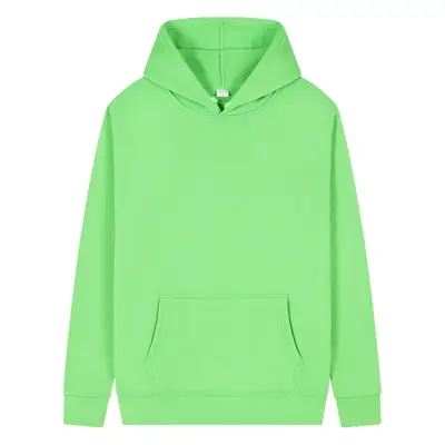 Women Pink Fleece Hoodie Solid Color Medium to XL