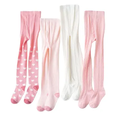 Cotton Seamless Splicing Tights for Girls