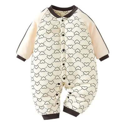 Baby Warm Padded Jumpsuit Cotton Autumn Winter