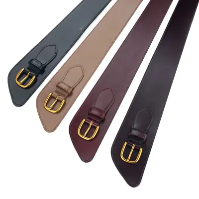 Black Korean Style Wide Belt for Women