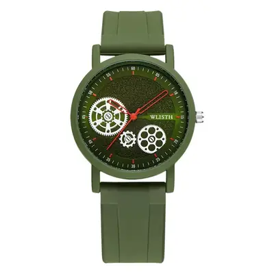 Men's Cross-border Hot Quartz Watch 36mm Green Yellow Black