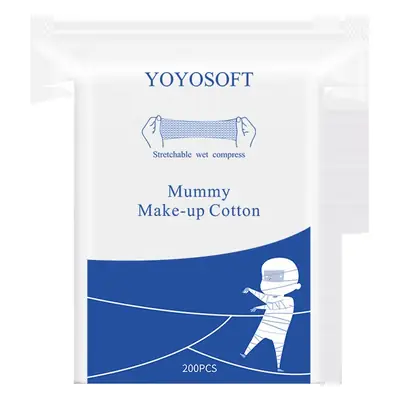 Stretchable Mummy Wet Compress Cotton Makeup Towel 200PCS