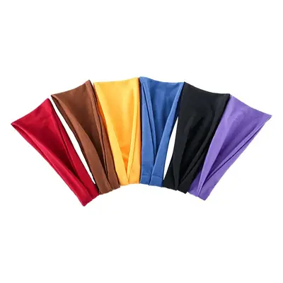 Maroon Sports Yoga Hair Band for Men Women Running Fitness