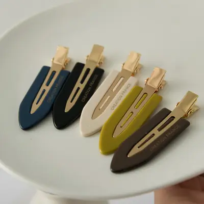 Elegant Light Luxury Hair Clips Gold All-match Bangs Clip