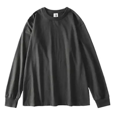 Long Sleeve T-Shirt White Black Cream Night Gray