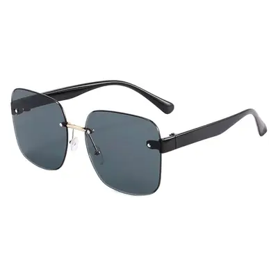 Women's Frameless Ocean Sunglasses UV Protection Large Frame