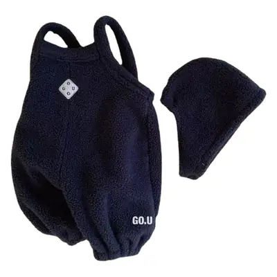 Baby Winter Fleece Lined Jumpsuit with Hat & Gloves