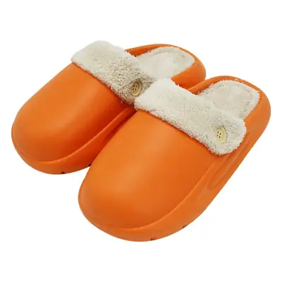 Women Green Wool Slippers Winter Warm Indoor