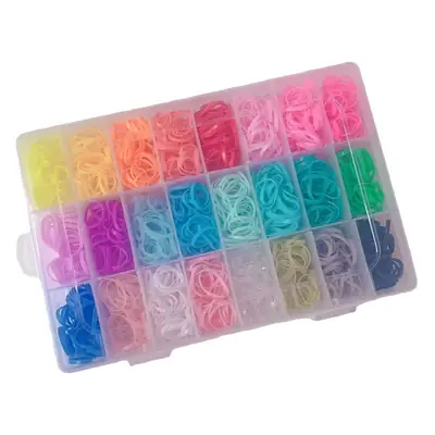24-Pack Colorful Disposable Hair Bands for Kids