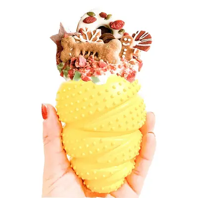 bump grenade rubber leaking food toy pet dog leaking food educational toy grenade bite resistant