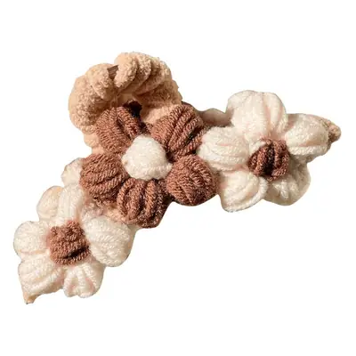 Wool Knitted Hair Clip for Women Autumn Winter
