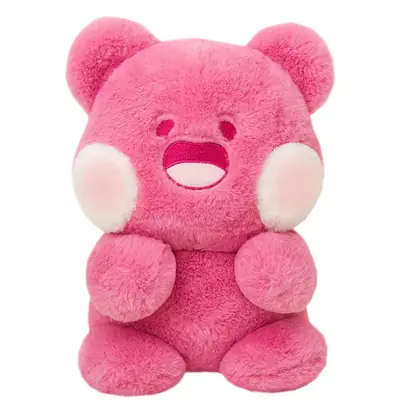Pink Plush Teddy Bear Doll for Kids