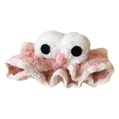 Cute Sweet Face Wash Hair Band for Women Velvet Coral