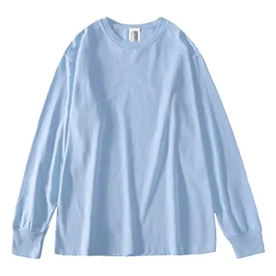 Men's Pure Cotton Round Neck Long Sleeve T-Shirt Large Edition