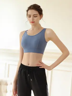 Women Push Up Yoga Bra Anti Sagging Plus Size Wireless Sports