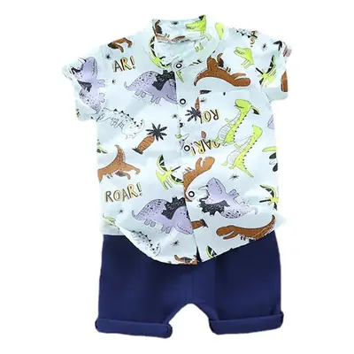 Baby Cartoon Print 2-Piece Set for Boys 1-4Yr