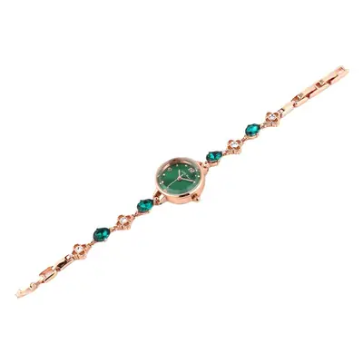 New Emerald Green Women's Watch, Light Luxury Niche Trendy Ladies' Wristwatch, Gift for Students, High Aesthetic Value, Waterproof Watch