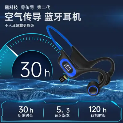 Bluetooth Air Conduction Headset 30h Wearable