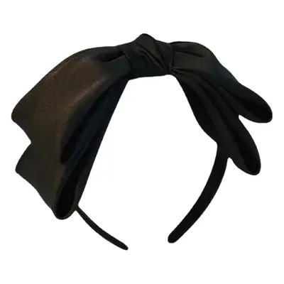 Black Big Bow Headband for Women High Quality