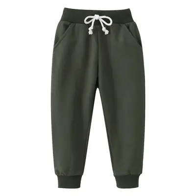 Kids Sweatpants Green Spring Autumn Casual Pants