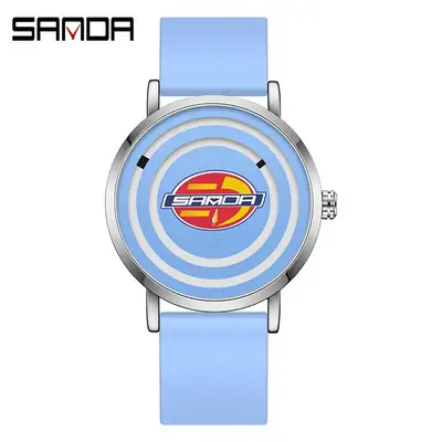Sanda Kids Sports Watch Red Blue Quartz Quartz