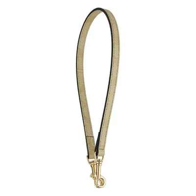 Light Brown Mahjong Bag Strap with Gold Clasp