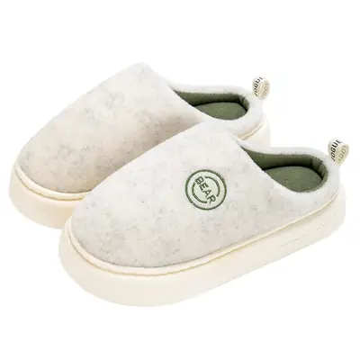 Women Winter Slipper Non-Slip Latex Thick Soled