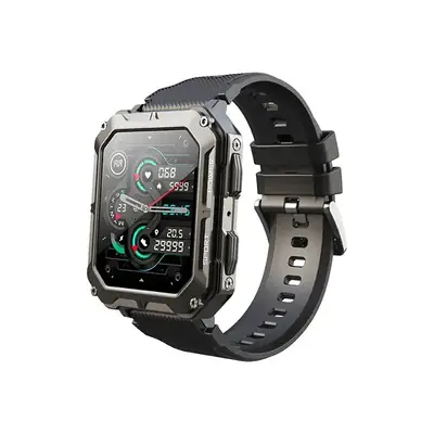 C20Pro Bluetooth Call Outdoor Rugged Sports Waterproof Pedometer Smartwatch