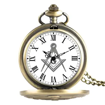 Masonic Masonic Logo Quartz Pocket Watch Gift Watch