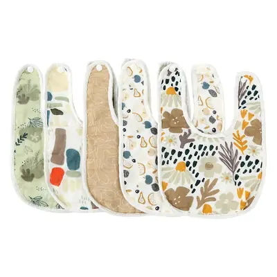 Pure Cotton U-Shaped Baby Bib with Sun Print