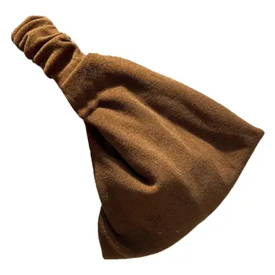 Wholesale Knitted Elastic Headband for Women Brown